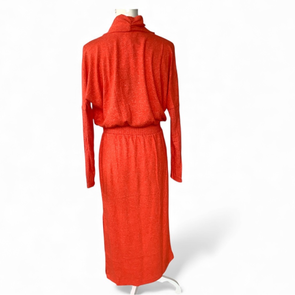 Anthropologie Daily Practice Cowl Neck Maxi Dress Medium Scandi Girl Baddie New - Picture 3 of 9